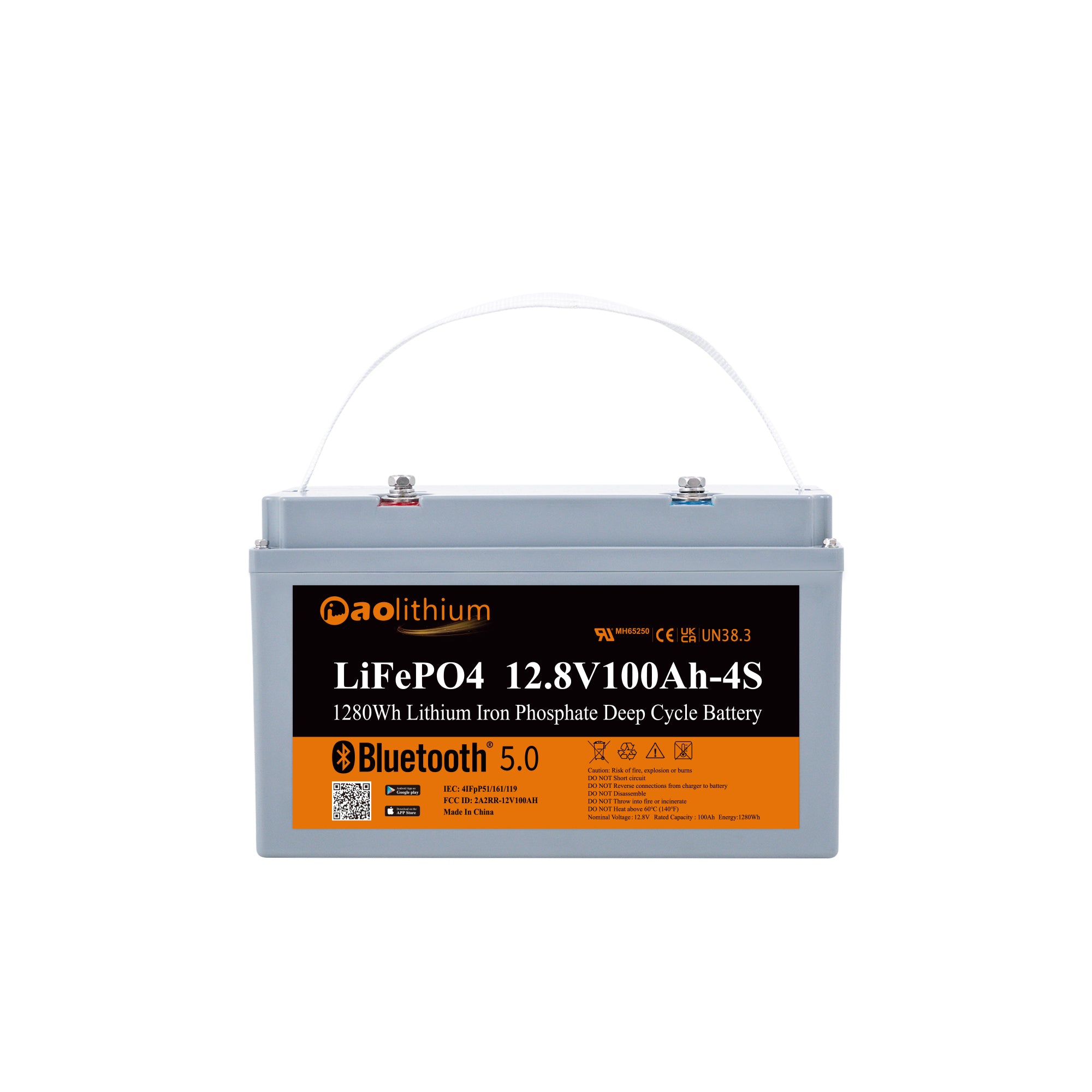 12V 100Ah Lithium Battery Deep Cycle LiFePO4 Battery